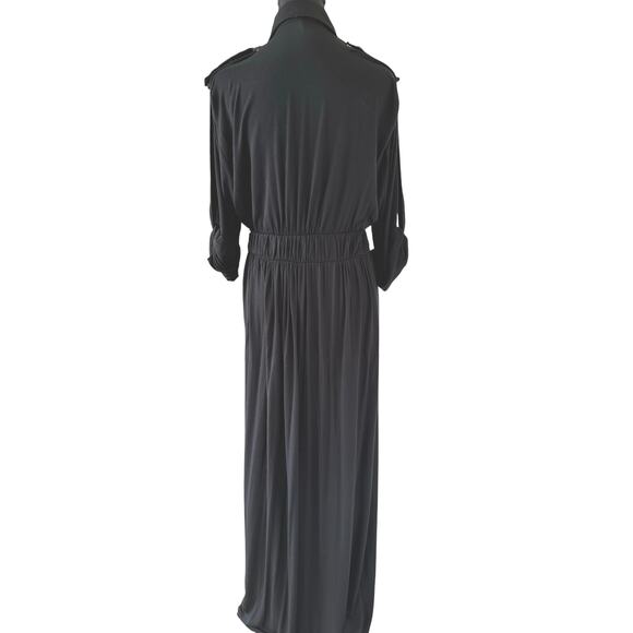 Rachel Pally Maxi Safari Dress (vintage-ish) - Size Large - Black - Picture 2 of 8